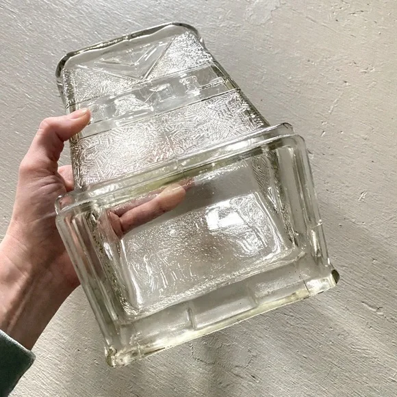 Antique Art Deco Glass Mailbox - Picture 5 of 8